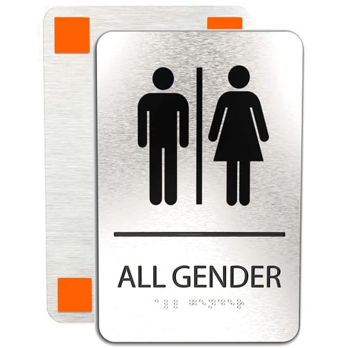 ADASigns.org ADASigns All Gender Restroom Sign – 6