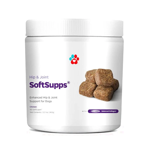 Pet Parents Hip & Joint SoftSupps® - Joint Support Supplement for Dogs with Green Lipped Mussel, Eggshell Membrane, & Glucosamine for Dogs for Dog Joint Pain Relief - 90ct Hip and Joint Chews for Dogs