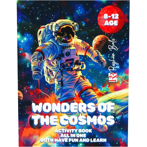REYHAN BALCI Wonders of the Cosmos: Space Adventure Activity Book for Kids Ages 8-12: Mazes, Coloring, Drawing, and Fun Space Facts about Astronauts and the Universe