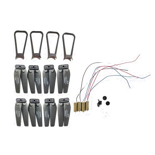 DAYUDDRICAR Drone Propeller Kit, for 4D V13 RC Foldable Drone Spare Parts Propeller Props Blade Guard with Motor Engine Gears Kit Replacement for 4D V13 RC Foldable Drone Quadcopter Accessories
