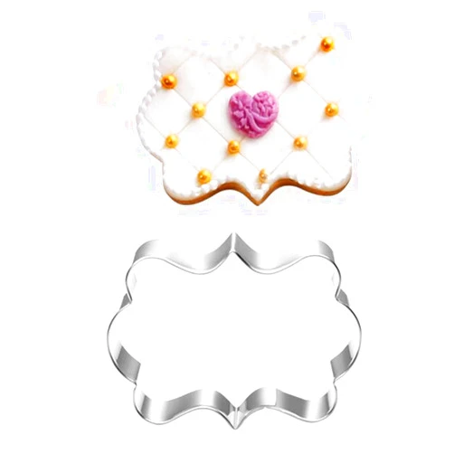 GXHUANG Plaque Frame Cookie Cutter - Stainless Steel