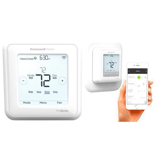 Playhardest Honeywell TH6320WF2003 T6 Pro Smart Thermostat programmable with up to 3 Heat/2 Cool Heat Pump or 2 Heat/2 Cool Conventional with Extended 5-Year Warranty (TH6320WF2003)