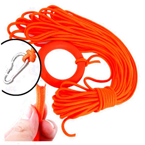 BLESSPET Water Floating Lifesaving Rope Professional Throwing Rope Rescue Lifeguard Lifeline with Bracelet for Swimming Boating Fishing 119ft
