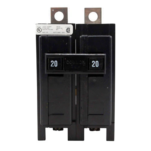 Eaton Cutler-Hammer Cutler Hammer BAB2020 20A 2 Pole Circuit Breaker, Color