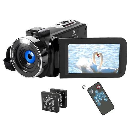 OLESIT Video Camera Camcorder, Full HD 1080P 48MP Camcorder 16X Digital Video Camera for YouTube