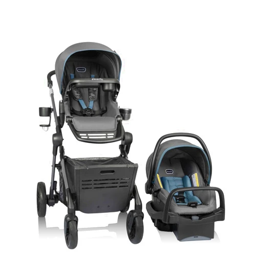 Evenflo Pivot Troop Child and Pet Modular Travel System (Bluestone Gray)