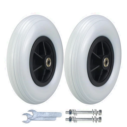 Wiykkur Wheelchair Caster/Wheels (Pair) 8 Inch 8