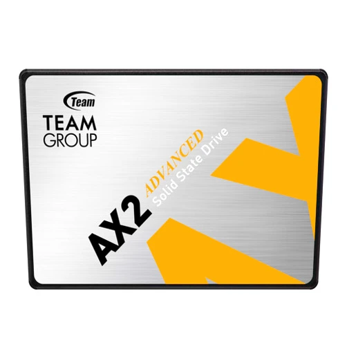 TEAMGROUP AX2 256GB 3D NAND TLC 2.5 Inch SATA III Internal Solid State Drive SSD (Read Speed up to 540 MB/s) Compatible with Laptop & PC Desktop T253A3256G0C101