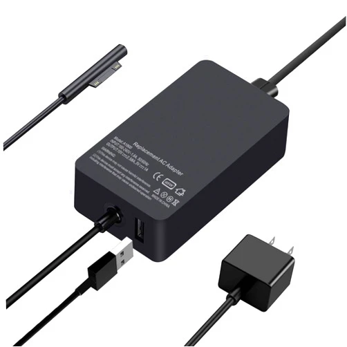 YUHANG Surface Pro Charger 65W, Compatible with Surface Pro 3/4/5/6/7 Power Supply Adapter, Compatible for Both Microsoft Surface Book Laptop/Tablet, Works with 65W&44W&36W&24W