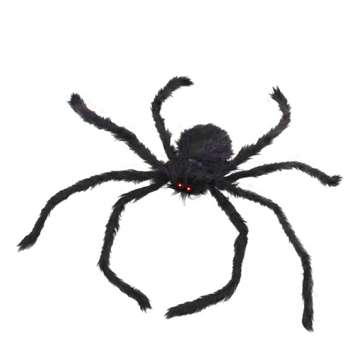 ZhuMiMi ZHU MIMI Halloween Giant Spider backpack,43 Inch Large Black Legs for Hairy Backpack, Cosplay Costume，BLACK.
