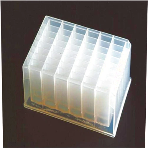 Corning Axygen P-5ML-48-C-S Deep Well 48-Well x 5mL Assay Storage Microplate With Rectangular Pyramid Bottom Wells, Clear PP, Sterile (25/Case)
