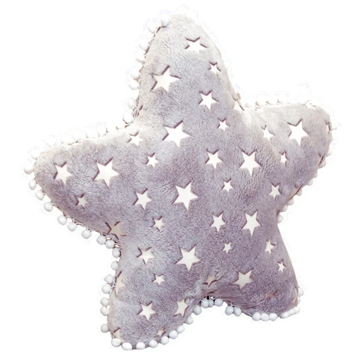 HXIYAN Glowing pillowstarmoon cushioncloudbedside Sofa Ornaments Girl's Pillow (15.7in, Stars)