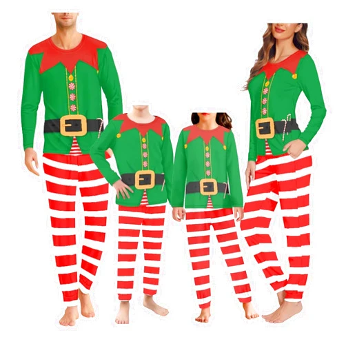 Belidome Matching Pajamas for Family Soft Cpmfy Two Piece Pj Set Sleepwear Long Sleeve Tops and Bottoms