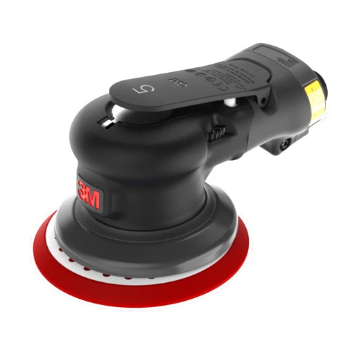 3M Pneumatic Random Orbital Sander, 88939, 5 in, Non-Vacuum, 5/16 in Orbit, Lightweight and Comfortable, 12000 RPM, .28 HP (209W) Motor, Variable Speed