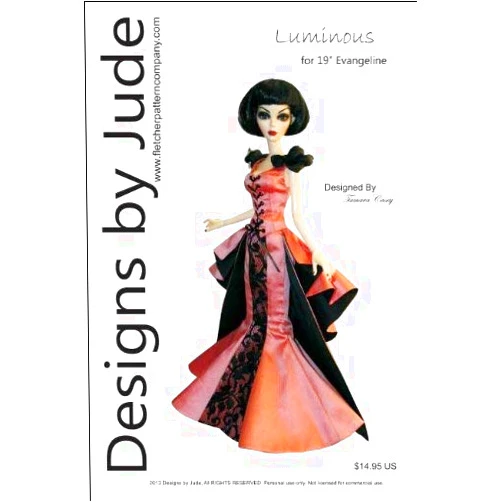 Designs by Jude Luminous Printed Sewing Pattern for 18.25