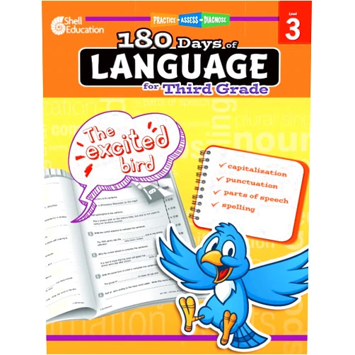 Christine Dugan Shell Education 180 Days of Language for Third Grade (180 Days of Practice)
