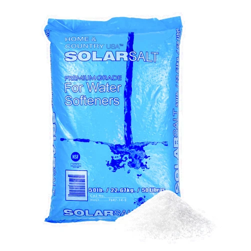 Home and Country USA 50 Pound Bag of All Natural Solar Salt for Water Softener.
