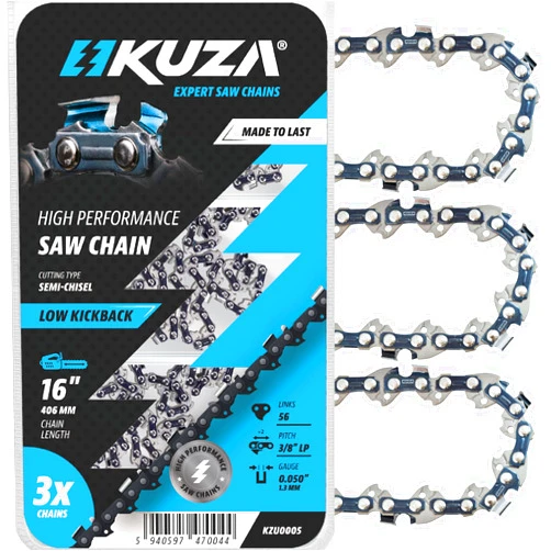 KUZA - 16 Inch Chainsaw Chain 3/8