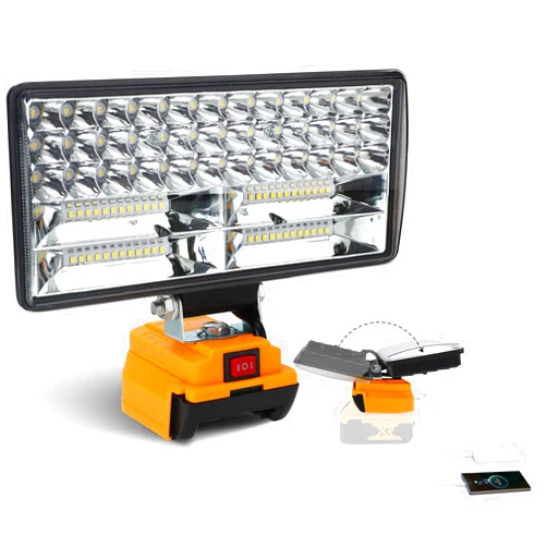Hnndlra Cordless LED Work Light for Dewalt 20V Battery, 8