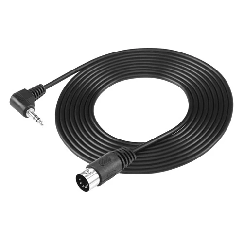 SinLoon 5-Pin DIN Male Cable, 5 Pin Din to 90 Degree 3.5mm(1/8in) TRS Male Jack Stereo Audio Cable for B & O System Playing Musical Instrument Signal Output 9.8FT (3m 5-PIN M)