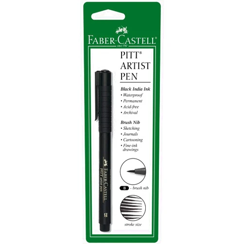 Faber-Castell Faber-Castel Pitt Artist Pen Brush, Black