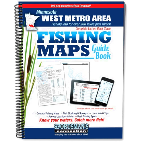 Sportsman's Connection West Metro Area Minnesota Fishing Map Guide