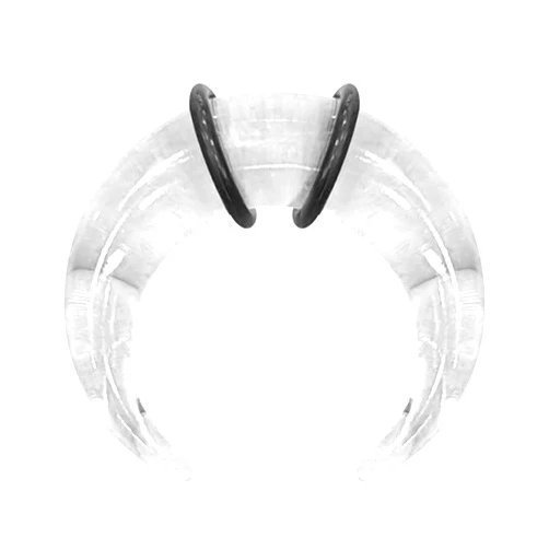 Luxe Modz 1-2PCS Acrylic Pincher Tapers Septum Rings 00G 0G 1G 2G 4G 6G 8G 10G 12G 14G Buffalo Horseshoe Stretcher Expander Gauges Ear Nose Piercing Taper Kit