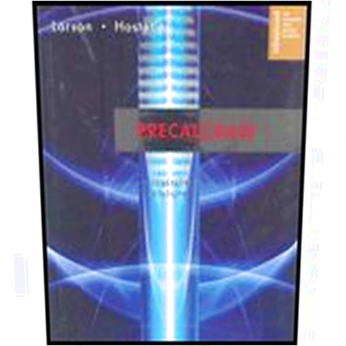 By Larson (Author) Precalculus (High School) (7th, 07) by Larson, Ron - Hostetler, Robert P - Falvo, David C [Hardcover (2006)]