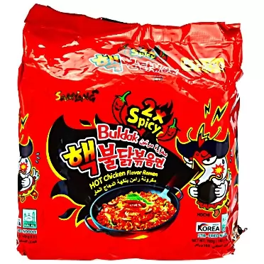 Samyang Bulldark Spicy Chicken Roasted Noodles, 4.93 Oz (Ven_FD15-102) 4.93 Ounce (Pack of 5)