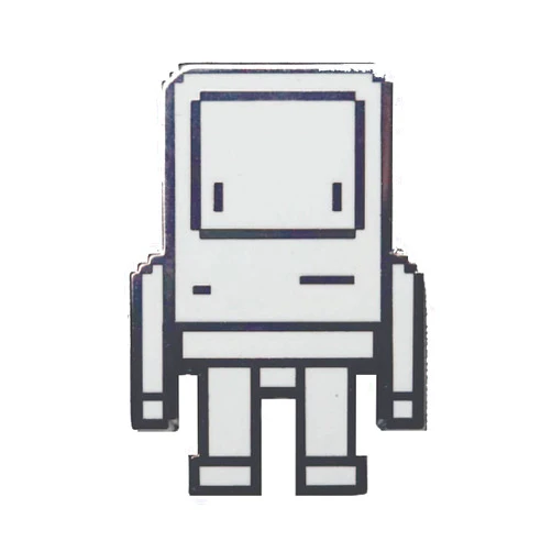 Classicbot Pixel Enamel Pin