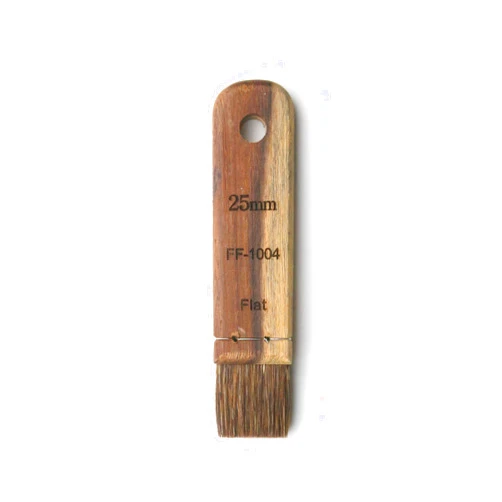 Herend Brush Series FF-1004 (25mm ~ 45mm) for Watercolor,Urbansketch with Chipmunk Hair/Mini Flat Paintbrush (25mm)