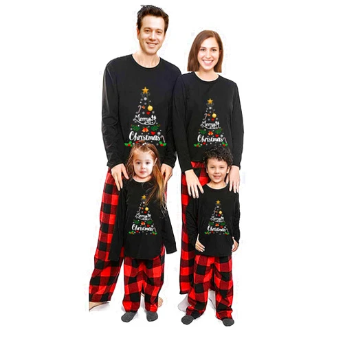Poperi Matching Family Pajamas Sets Christmas Pajama Christmas Family Pajamas Matching Sets Christmas Pjs for Family