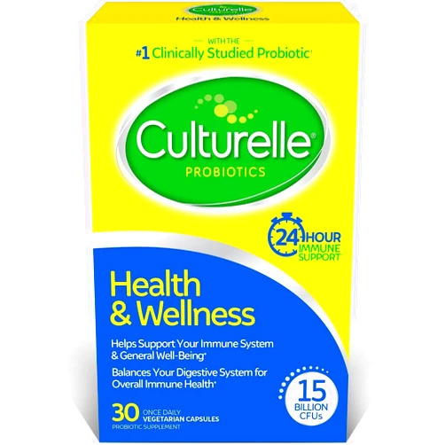 Culturelle Health & Wellness Probiotic Vegetarian Capsules 30 ea (Pack of 2)