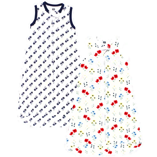 Hudson Baby Unisex Baby Interlock Cotton Sleeveless Sleeping Bag