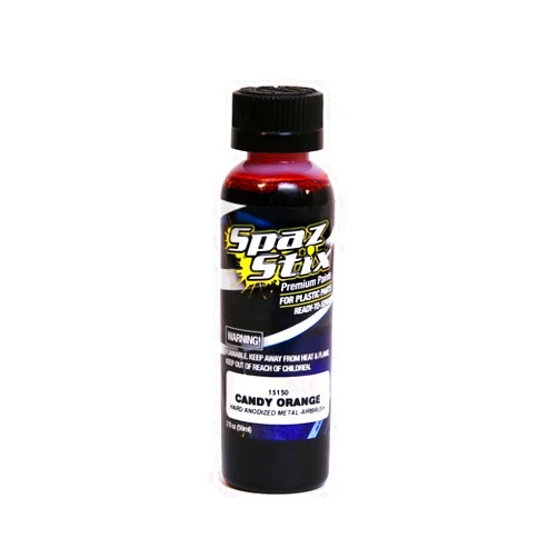 Spaz Stix Candy Orange Airbrush Paint 2oz