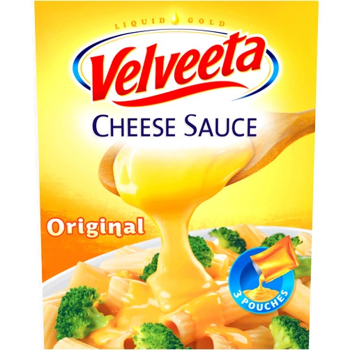 Velveeta Original Cheese Sauce, 12 Ounce bag contains 3.4 Ounce pouches 12 Ounce (Pack of 3)