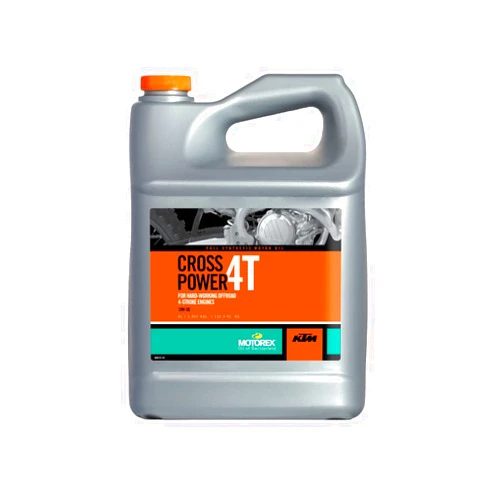 Motorex Cross Power 4T Full Syn 10W50 HP Oil 4 liter Jug for KTM 4 Strokes (401-401/401-400)