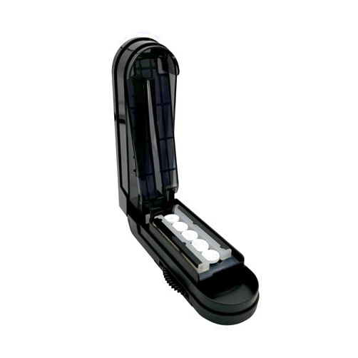 EZY DOSE Pill Cutter and Splitter with Dispenser, Cuts Pills, Vitamins, Tablets, Stainless Steel Blade, Travel Sized