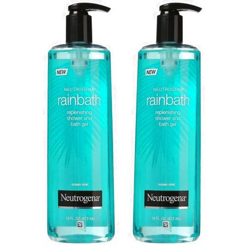 Neutrogena Rainbath Replenishing Shower and Bath Gel, Ocean Mist, 16 Ounce (Pack of 2)