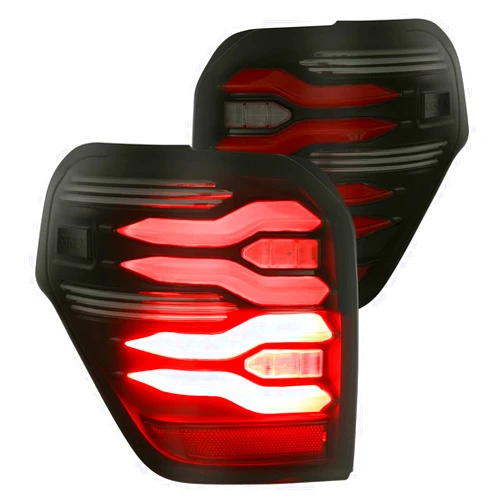 ALPHAREX USA AlphaRex 10-21 Toyota 4Runner LUXX LED Taillights Blk/Red w/Activ Light/Seq Signal