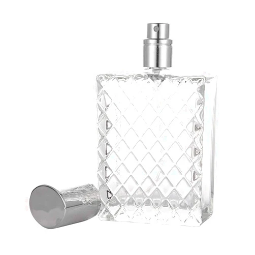 CJMING 100ml Perfume Atomizer, Scented Glass Grills Portable Clear Travel, Perfume Bottle Empty Bottle, Portable Perfect Travel Accessory