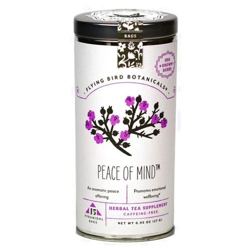FLYING BIRD BOTANICALS Peace Of Mind Tea, 15 CT