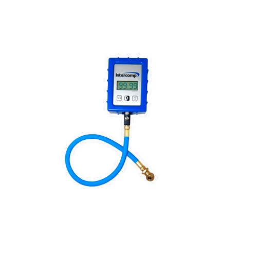 Intercomp Tire Pressure Gauge, 0-99 psi, Digital, 1/10 lb Increments, Case Included, Each (360045)