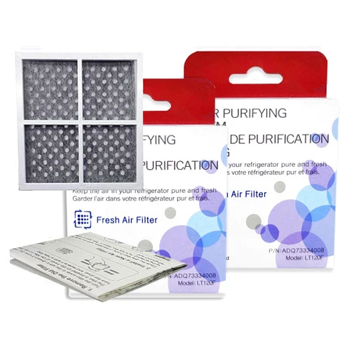 OEM MANIA WE CARE YOUR DIFFICULTY. [LT120F Air Filter OEM Mania] LT120F 2-PACK for LG Kenmore Replacement Compatible with LG Kenmore - 6-Month Fresh Air System LT120F 469918 Refrigerator Air Filter Replacement Part