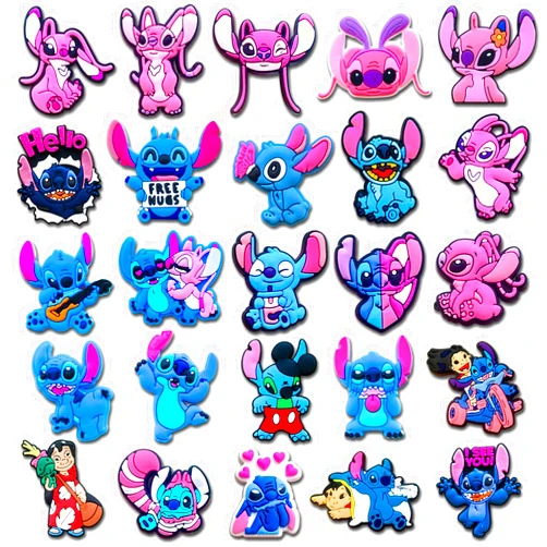 Deezyrooler Cartoon Charms for Shoe, Cartoon Shoe Charms for Croc Clogs Sandals Decoration