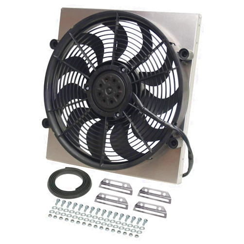 Derale 16816 High Output Single Radiator Fan , Black