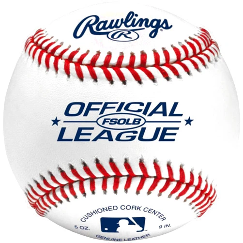 Rawlings | FLAT SEAM Official League Baseballs | FSOLB | Youth/14U | Recreational Use Practice | 12 Count