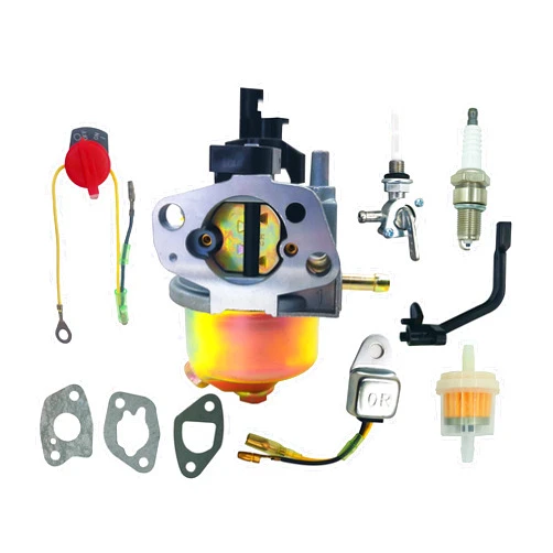 DABAZUALY Carburetor For Champion 3000 3500 4000 Watt Gas Generator Carb with Gasket with Fuel Tank Shut off Valve Gasket kit