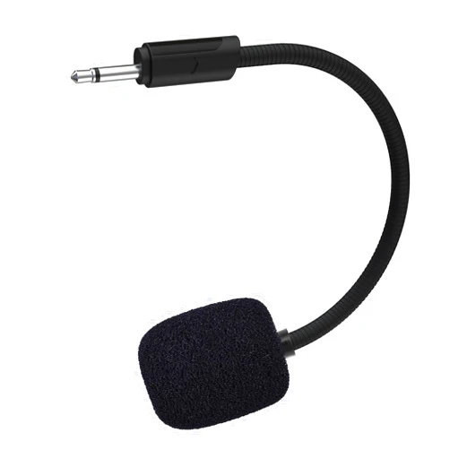 Xivip Replacement Mic Compatible with JBL Quantum 100/350/ 100P/ 100X/ 360P Gaming Headset, 2.5mm Noise Cancelling Microphone Boom, Detachable Quantum 100 Boom Microphone Piece with Foam for PC