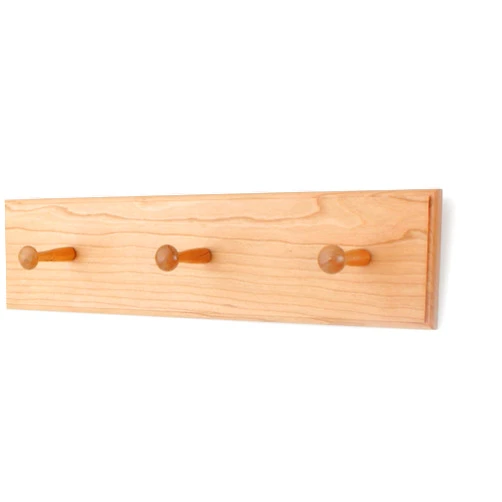 PEG AND RAIL Cherry Shaker Peg Rack 4.5